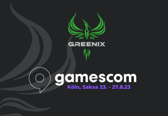 GreeniX-pelikoneet Gamescomissa, maailman suurimmilla pelimessuilla