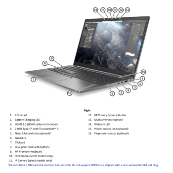 HP ZBook Firefly 14 G7 - i7-10510U/16/512SSD/15/FHD/P520/W11P/A1