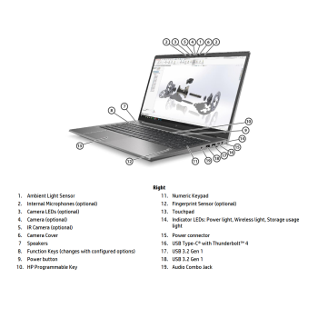 HP ZBook 15 Power G7 - i7-10750H/16/512/15/FHD/P620/W11P/A2