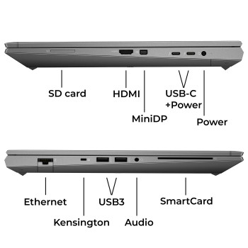 HP ZBook Fury 15 G7 - i7-10830H/32/512GB/15/4K/T2000/W11P/A2
