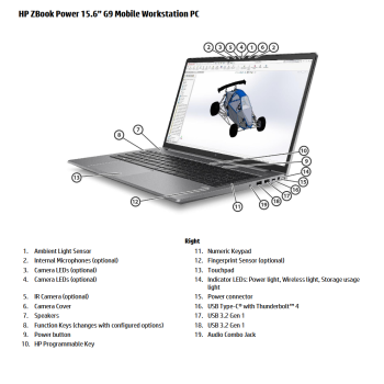 HP ZBook 15 Power G9 - i7-12700H/16/512/15/FHD/T600/W11P/A2