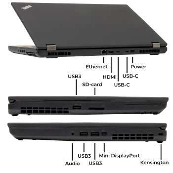 Lenovo Thinkpad P52 - i7-8850H/32/512SSD/15/FHD/IPS/W11P/P2000/A2