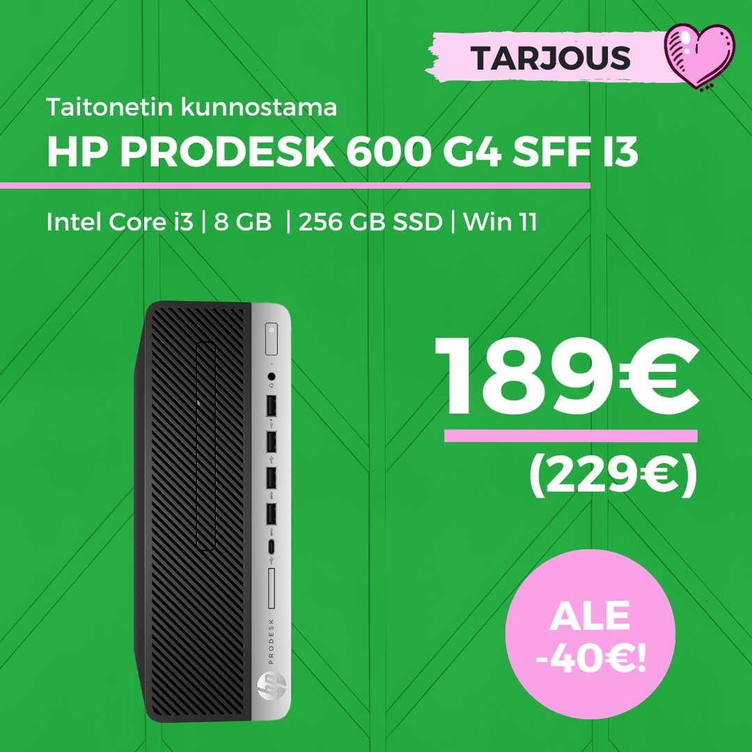 HP Prodesk 600 G4 SFF i3