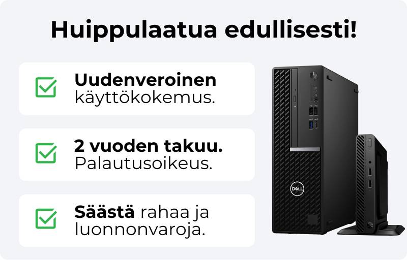 Pöytäkoneiden kategorian banneri mobiili